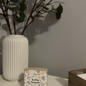 Mini fa dekoráció / Boldog Karácsonyt felirat - karácsony - karácsonyi lakásdekoráció - karácsonyi lakásdíszek - Meska.hu