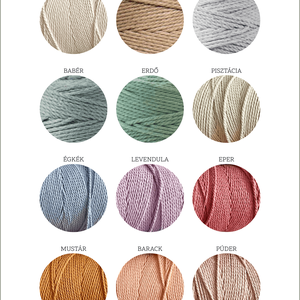 D.I.Y. Makramé Kulcstartó készítő csomag - Névre szóló kulcstartó csináld magad készlet - diy (csináld magad) - egységcsomag - Meska.hu