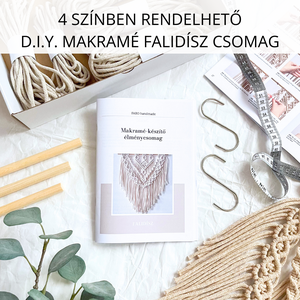 D.I.Y. Makramé Falidísz készítő csináld magad csomag, DIY (Csináld magad), Egységcsomag, Csomózás, MESKA