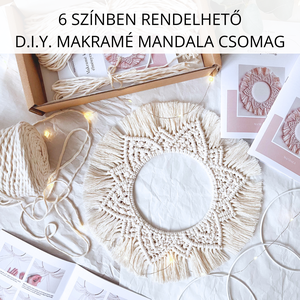 D.I.Y. Makramé Mandala készítő csináld magad csomag - Meska.hu
