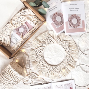 DIY Makramé Mandala készítő csináld magad csomag - Meska.hu