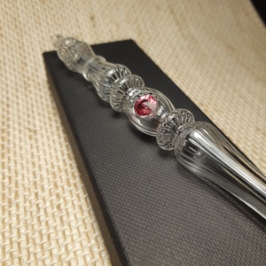 Üveg toll - Swarovski Rose - otthon & életmód - papír, írószer - ceruza & toll - Meska.hu