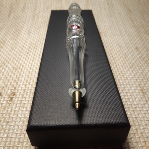 Üveg toll - Swarovski Rose - otthon & életmód - papír, írószer - ceruza & toll - Meska.hu