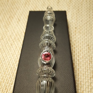 Üveg toll - Swarovski Rose - otthon & életmód - papír, írószer - ceruza & toll - Meska.hu