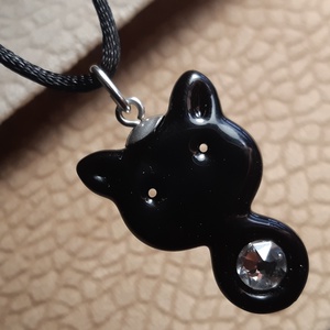 Cica ékszer - Swarovski Crystal 5., Ékszer, Nyaklánc, Medálos nyaklánc, Üvegművészet, MESKA