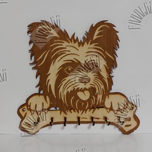 Yorkshire terrier fali kulcstartó - Meska.hu