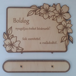 Boldog nyugdíjas éveket - otthon & életmód - dekoráció - fali és függő dekoráció - fali kulcstartó - Meska.hu