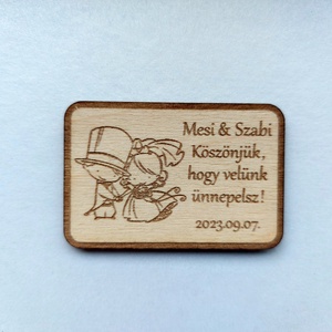 Esküvői köszönet ajándék pár - Meska.hu