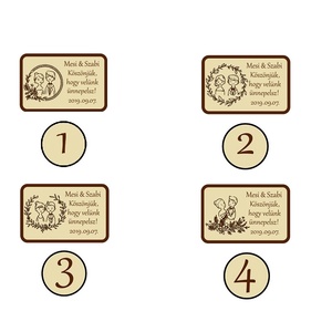 Esküvői köszönet ajándék pár6 - esküvő - emlék & ajándék - köszönőajándék - Meska.hu