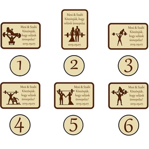 Esküvői köszönet ajándék sportoló - esküvő - emlék & ajándék - köszönőajándék - Meska.hu