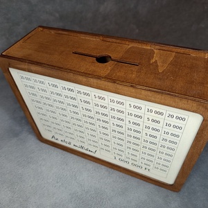 Az első millióm persely - otthon & életmód - dekoráció - asztal és polc dekoráció - persely - Meska.hu