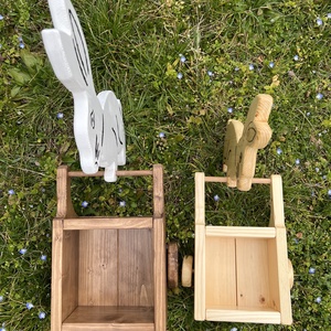 Talicskás nyuszi(k) - otthon & életmód - ház & kert - kerti dísz - Meska.hu