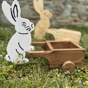 Talicskás nyuszi(k) - otthon & életmód - ház & kert - kerti dísz - Meska.hu