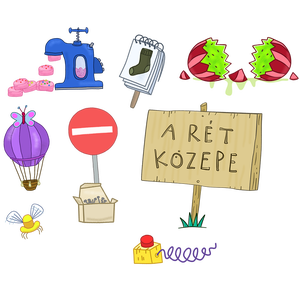 Kuflik Fityirc falmatrica csomag - baba - mama - babaszoba-dekoráció - gyerekszoba falmatrica - Meska.hu