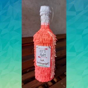 Borosüveg piñata (egyedi szín, felirat) - játék & sport - sport és kikapcsolódás - más játékok, sportok - Meska.hu
