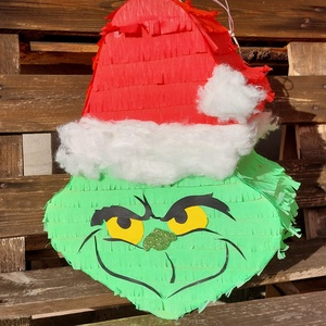 Grincs/Grinch piñata (üres) - Meska.hu