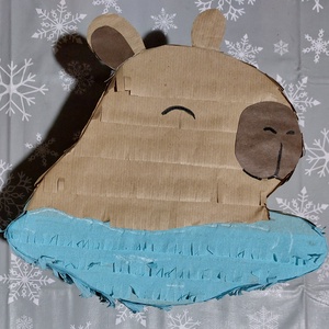 Kapibara pinyáta (üres), Játék & Sport, Sport és kikapcsolódás, Más játékok, sportok, Papírművészet, Újrahasznosított alapanyagból készült termékek, MESKA