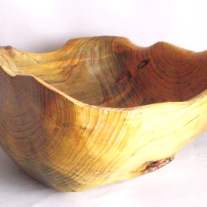 Fa Design Nagyméretű vitaminos natúr vízhatlan gyümölcs fargott fatál Extra Large , Otthon & Életmód, Dekoráció, Asztal és polc dekoráció, Dekorációs tál, tartó, Famegmunkálás, MESKA