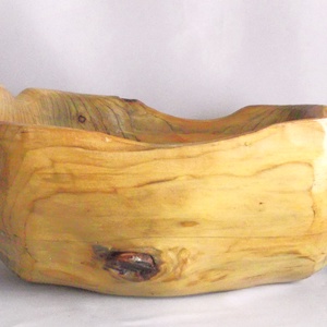 Fa Design Nagyméretű vitaminos natúr vízhatlan gyümölcs fargott fatál Extra Large  - otthon & életmód - dekoráció - asztal és polc dekoráció - dekorációs tál, tartó - Meska.hu