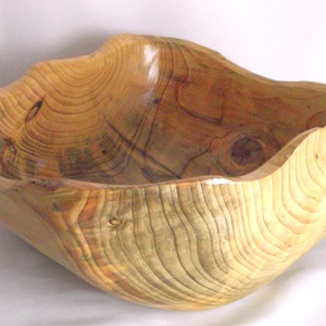 Fa Design Nagyméretű vitaminos natúr vízhatlan gyümölcs fargott fatál Extra Large  - otthon & életmód - dekoráció - asztal és polc dekoráció - dekorációs tál, tartó - Meska.hu