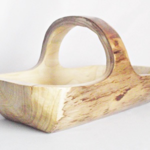 Húsvéti Erdei mese manó gyümölcs fakosár natúr  - ünnepi díszek, dekorációk - húsvéti díszek és dekorációk - húsvéti kosár - Meska.hu