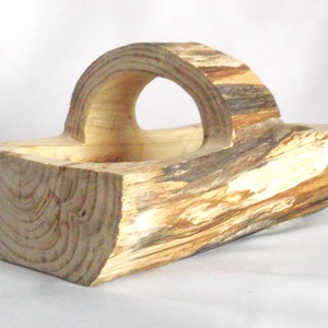 Húsvéti Manó mini fa kosár natúr fa , Ünnepi díszek, dekorációk, Húsvéti díszek és dekorációk, Húsvéti kosár, , MESKA