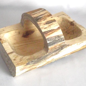 Húsvéti Manó mini fa kosár natúr fa  - ünnepi díszek, dekorációk - húsvéti díszek és dekorációk - húsvéti kosár - Meska.hu