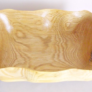 Fa Modern lakberendezés Hullámos selyem fény faragott vörösfenyő fatál tálaló -  - Meska.hu