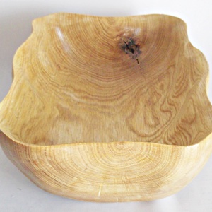 Fa Modern lakberendezés Hullámos selyem fény faragott vörösfenyő fatál tálaló -  - Meska.hu