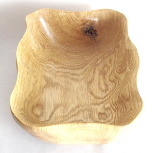 Fa Modern lakberendezés Hullámos selyem fény faragott vörösfenyő fatál tálaló - Meska.hu