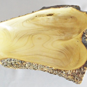 Fa szív faragott szerelem fatál tálaló  - Meska.hu