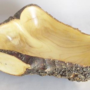 Fa szív faragott szerelem fatál tálaló  -  - Meska.hu