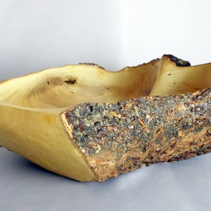 Fa szív faragott szerelem fatál tálaló  -  - Meska.hu