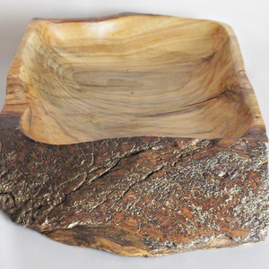 Mini vintage kert rusztikus fa kaspó ültető szobai fa tözs  - otthon & életmód - dekoráció - asztal és polc dekoráció - dekorációs tál, tartó - Meska.hu