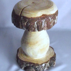 Fa Gomba rusztikus szék ülőke natúr fenyő  - otthon & életmód - dekoráció - asztal és polc dekoráció - dekorációs tál, tartó - Meska.hu