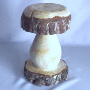 Fa Gomba rusztikus szék ülőke natúr fenyő  - otthon & életmód - dekoráció - asztal és polc dekoráció - dekorációs tál, tartó - Meska.hu