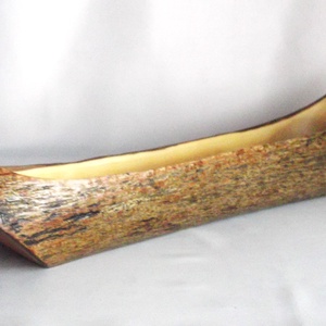 Rusztikus vintage fatörzs egyedi fargott tál tálca large  - otthon & életmód - ház & kert - kerti bútor - Meska.hu