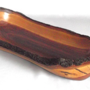 Rusztikus vintage faragott vad cseresznye fatál  - Meska.hu