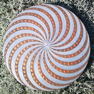 Örvény  - Pontfestett mandala, Művészet, Festmény, Akril, Festészet, MESKA