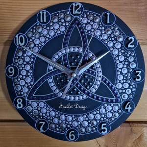 Kelta mandala - óra - otthon & életmód - dekoráció - fali és függő dekoráció - falióra & óra - Meska.hu