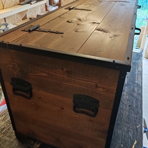 Nagyméretű, tároló láda, kincsesláda,  - Meska.hu