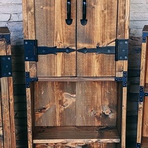 Rusztikus szekrény, Otthon & Életmód, Bútor, Szekrény, Famegmunkálás, Fémmegmunkálás, MESKA