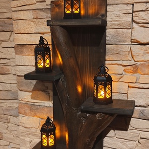 Egyedi fali lámpástartó  - otthon & életmód - gyertya, illat, aroma - mécses és mécsestartó - Meska.hu