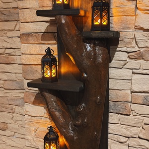 Egyedi fali mécsestartó - otthon & életmód - gyertya, illat, aroma - mécses és mécsestartó - Meska.hu