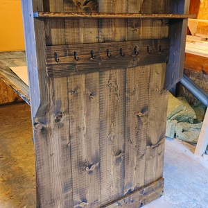 Rusztikus előszoba fal, fogas - otthon & életmód - bútor - fogas - Meska.hu