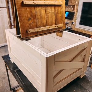 Rusztikus nappali asztal - otthon & életmód - bútor - asztal - Meska.hu