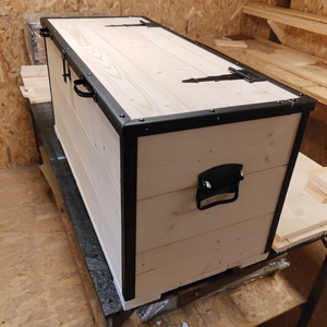 Tároló láda, kincsesláda , Otthon & Életmód, Tárolás & Rendszerezés, Láda, Famegmunkálás, Fémmegmunkálás, MESKA