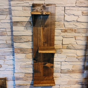 Rusztikus fali virágtartó polc  - otthon & életmód - dekoráció - virágdísz és tartó - virágtartó - Meska.hu