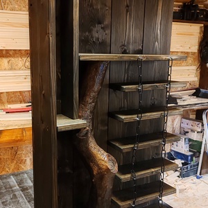 Rusztikus fali bortartó, italtartó  - otthon & életmód - konyhafelszerelés, tálalás - tálalás - bortartó - Meska.hu