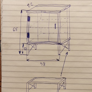 Zsolt egyedi szekrénye - Meska.hu